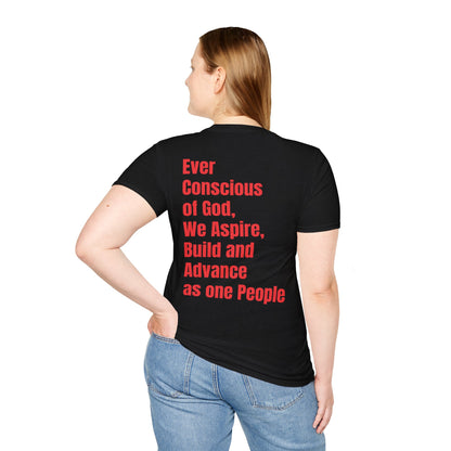 Grenada Motto Series RED TEXT Unisex T-Shirt