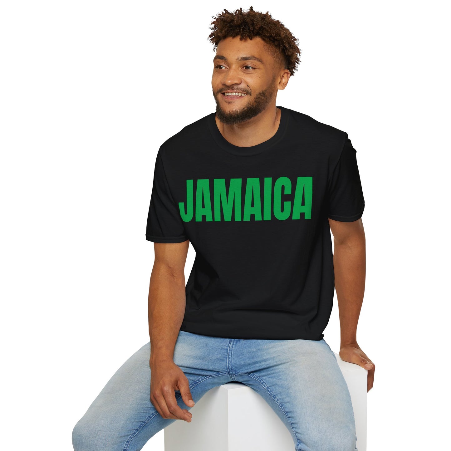 Jamaica GREEN TEXT Unisex T-Shirt