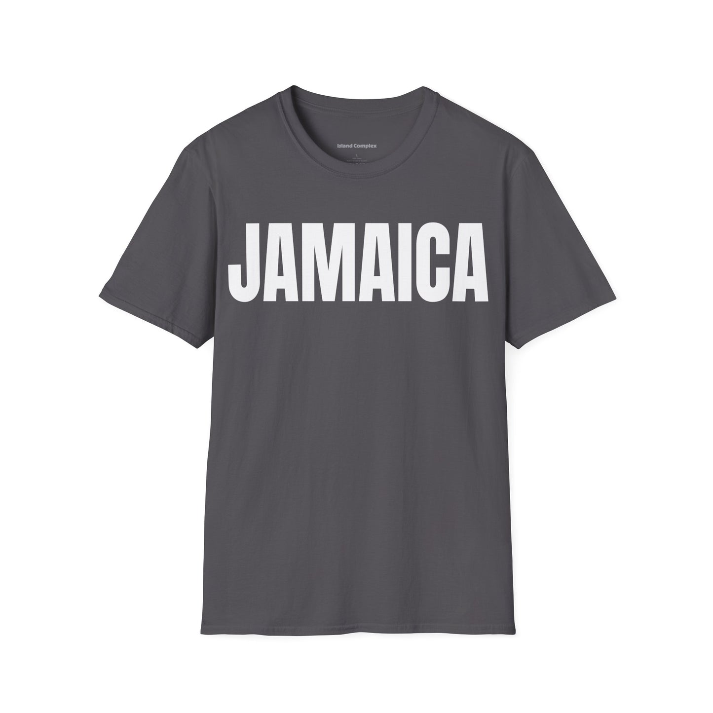 Jamaica WHITE TEXT Unisex T-Shirt