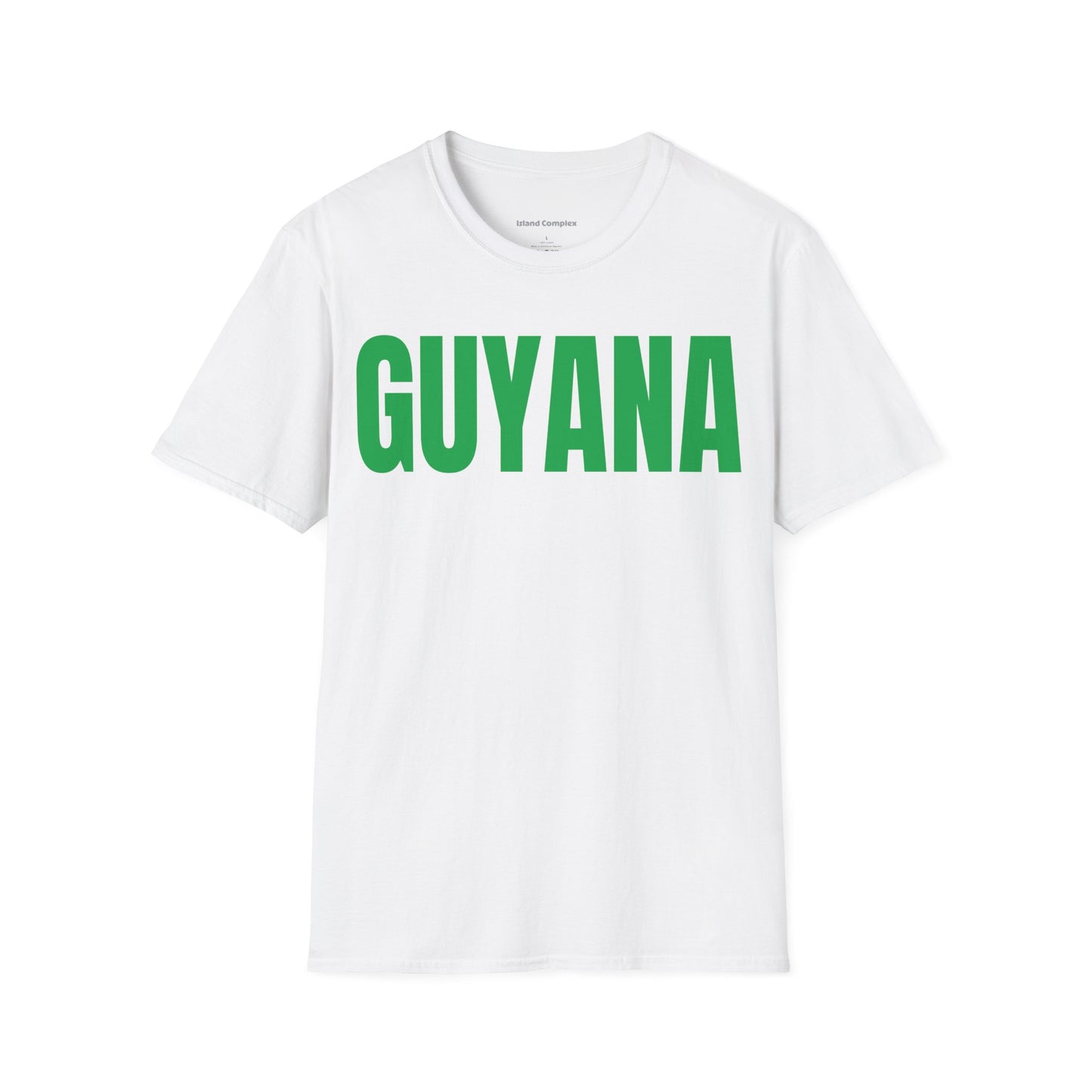 Guyana Motto Series GREEN TEXT Unisex T-Shirt