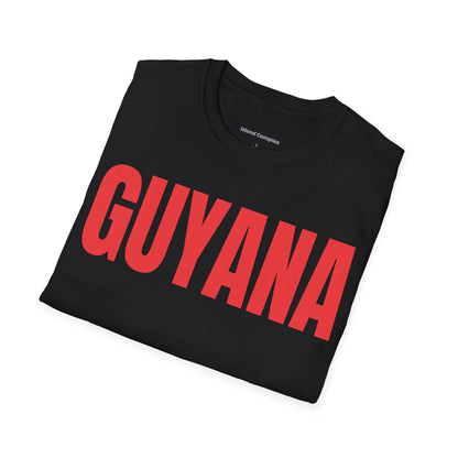 Guyana Motto Series RED TEXT Unisex T-Shirt