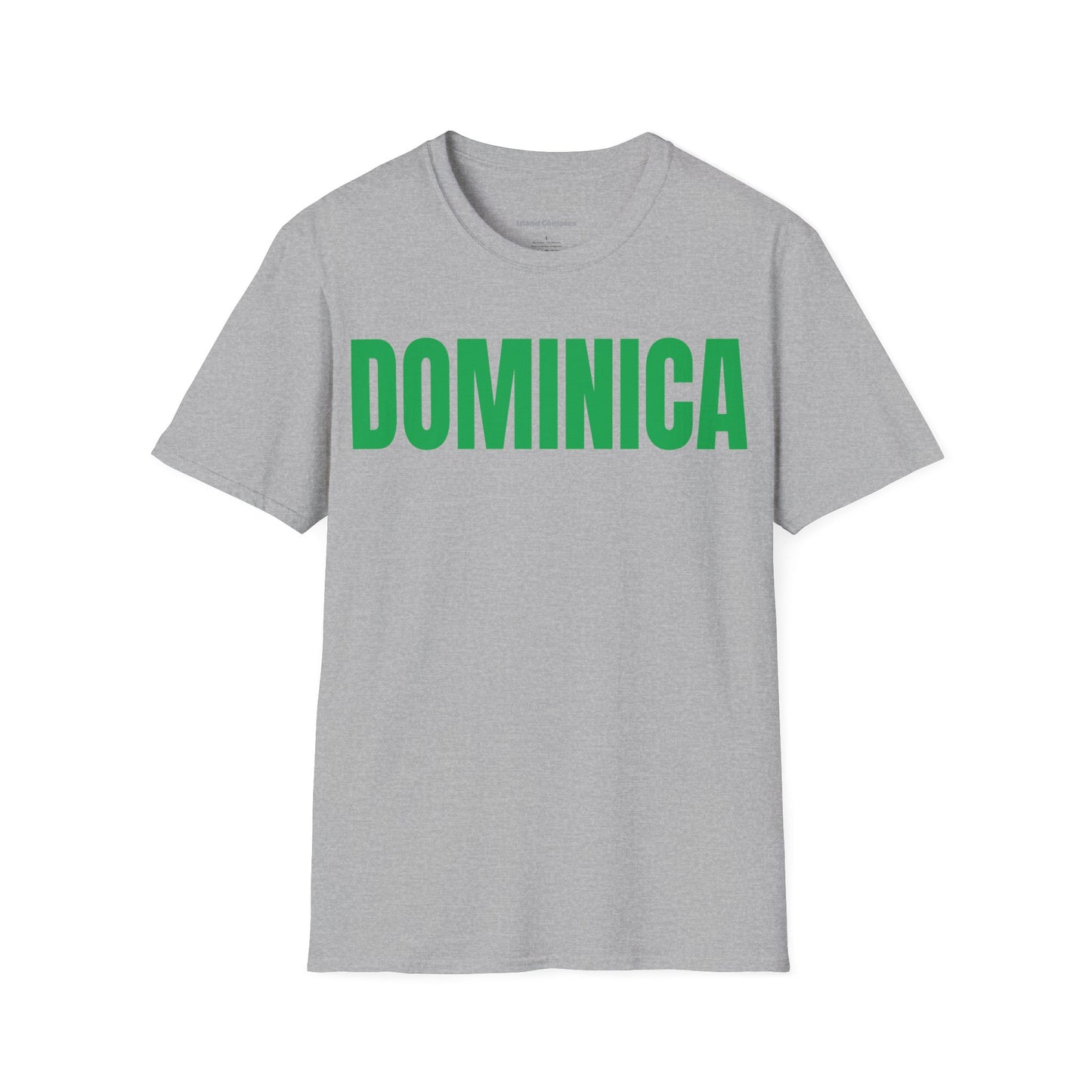 Dominica GREEN TEXT Unisex T-Shirt