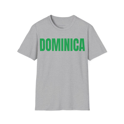 Dominica GREEN TEXT Unisex T-Shirt