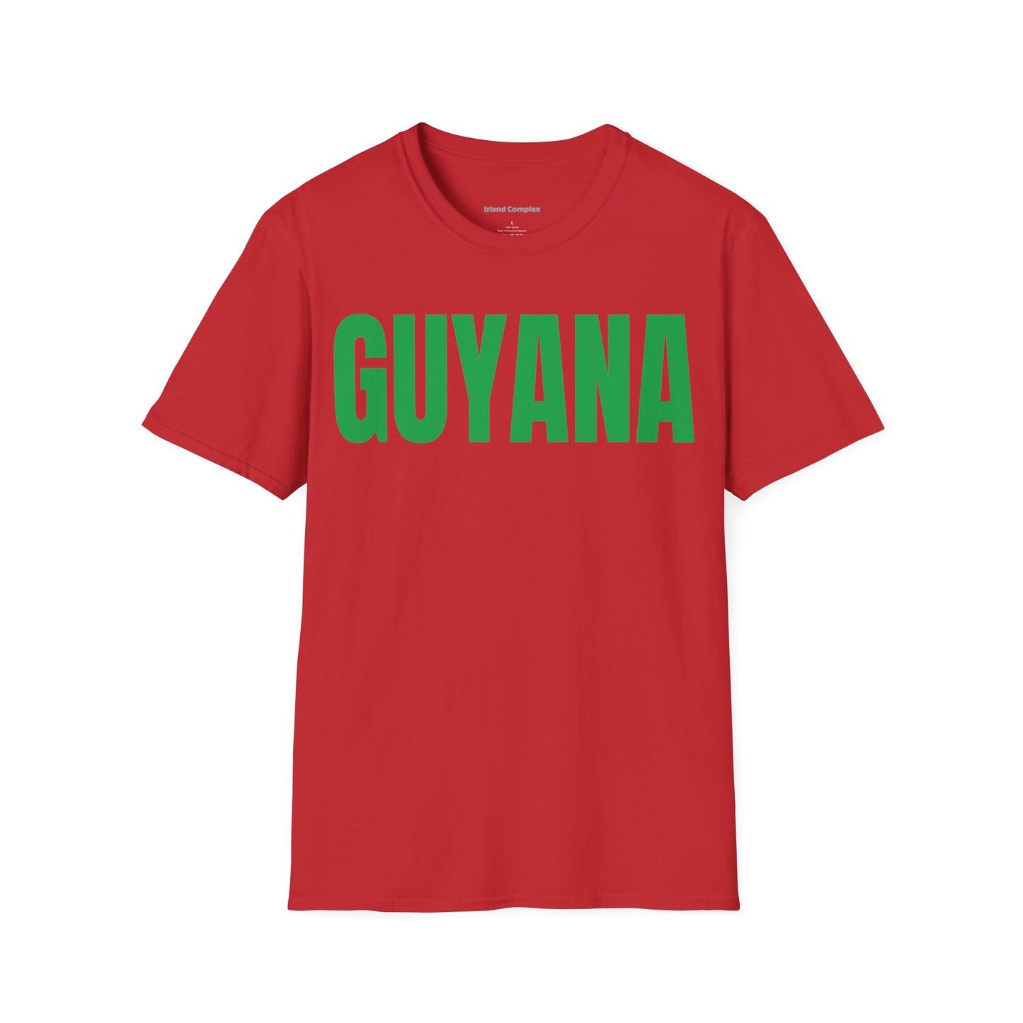 Guyana Motto Series GREEN TEXT Unisex T-Shirt