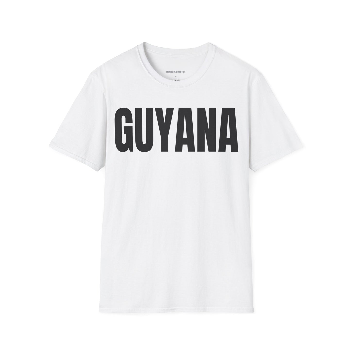 Guyana Motto Series BLACK TEXT Unisex T-Shirt