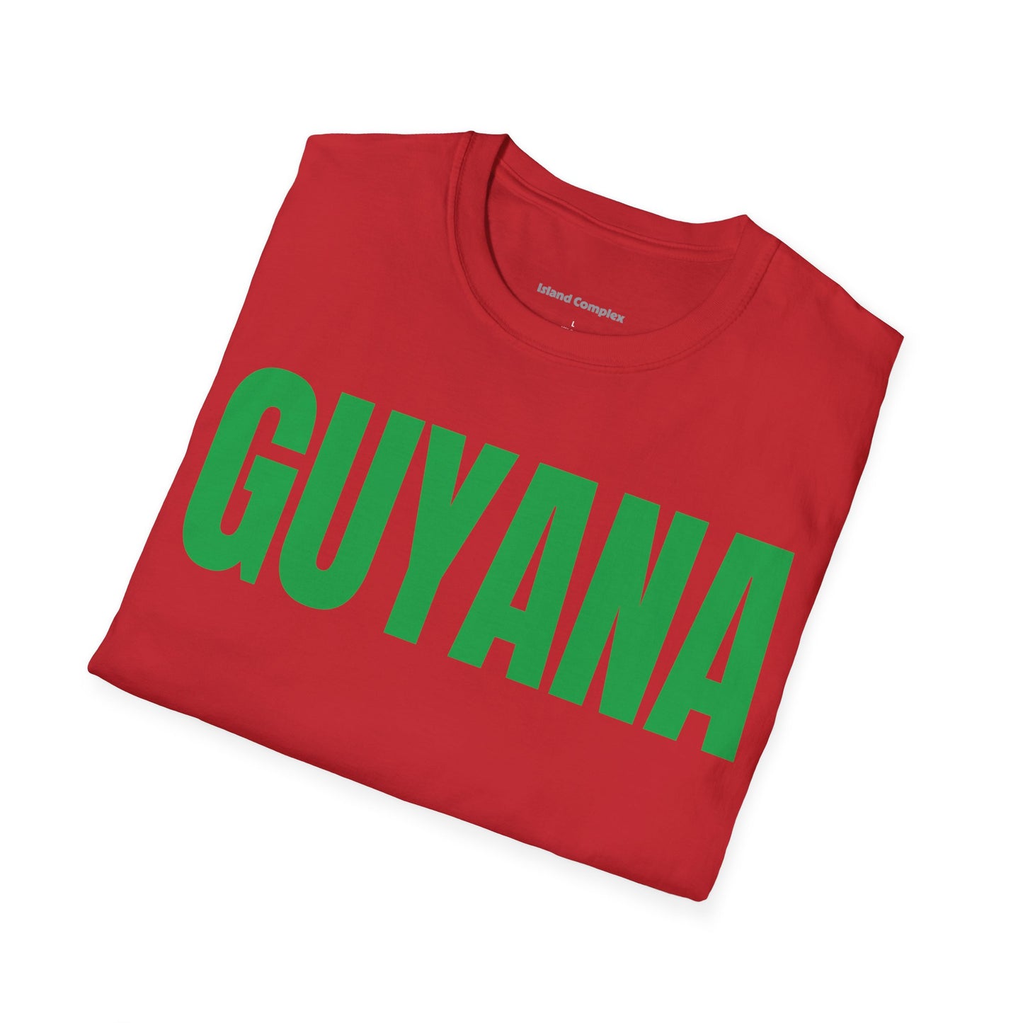 Guyana Motto Series GREEN TEXT Unisex T-Shirt