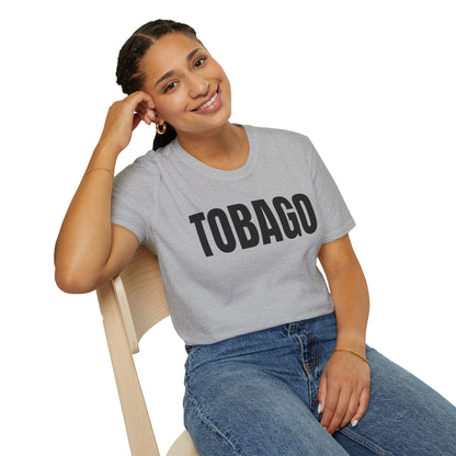 Tobago BLACK TEXT Unisex T-Shirt