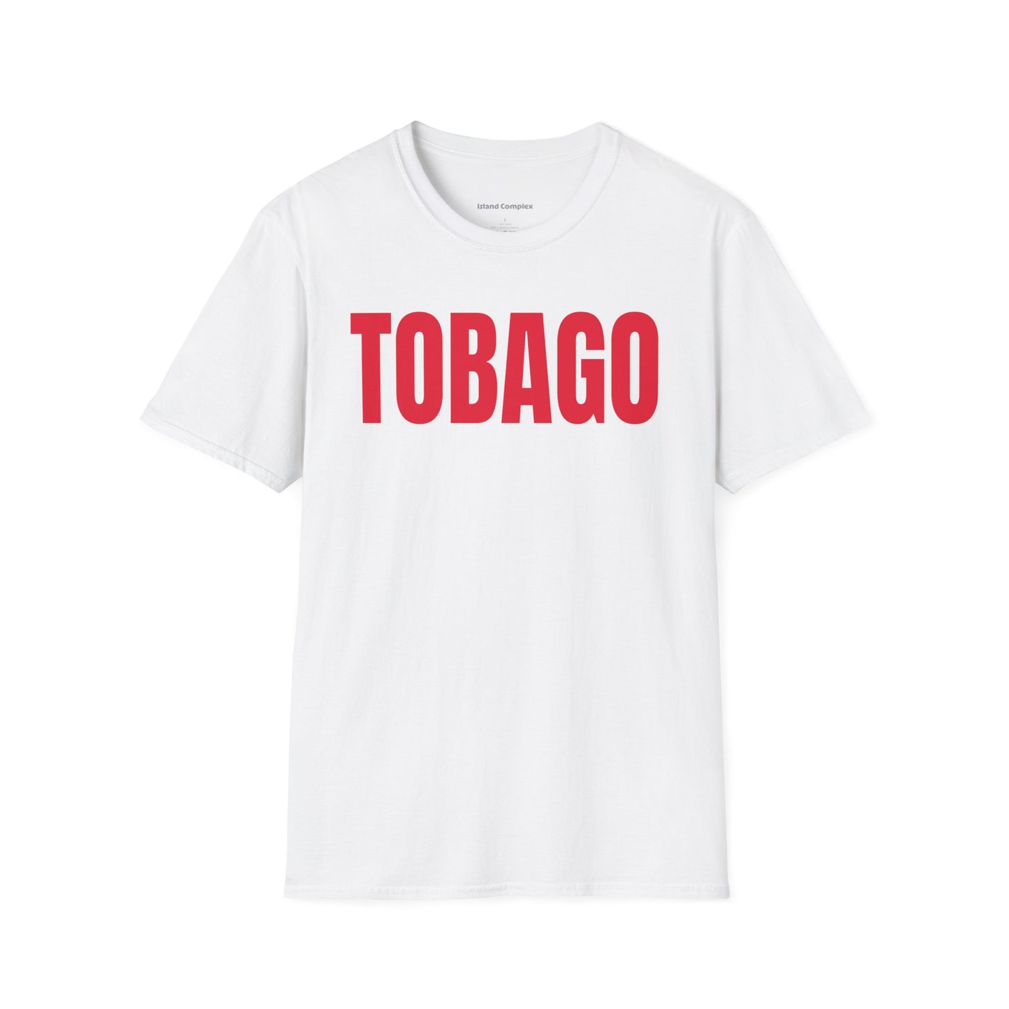 Tobago Motto Series RED TEXT Unisex T-Shirt