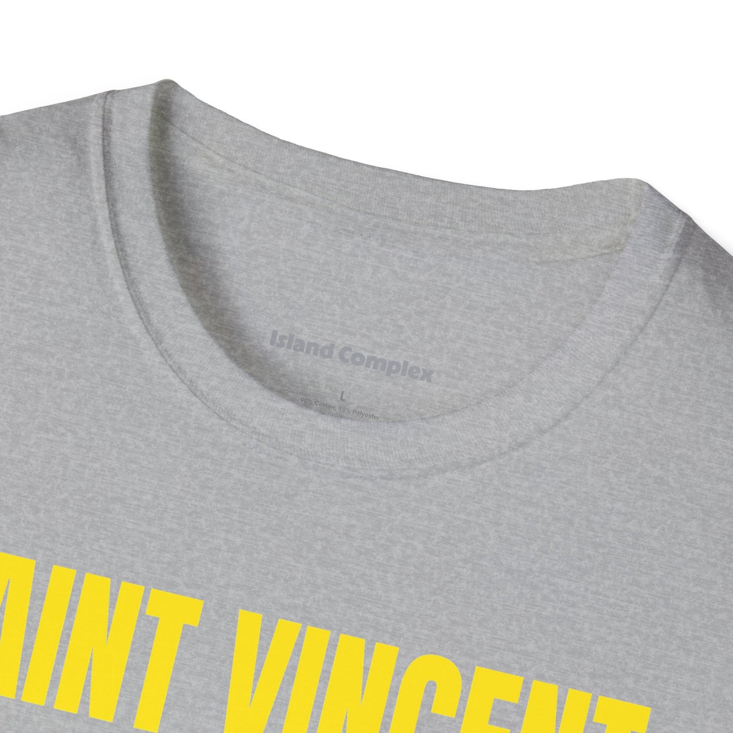 Saint Vincent Motto Series YELLOW TEXT Unisex T-Shirt