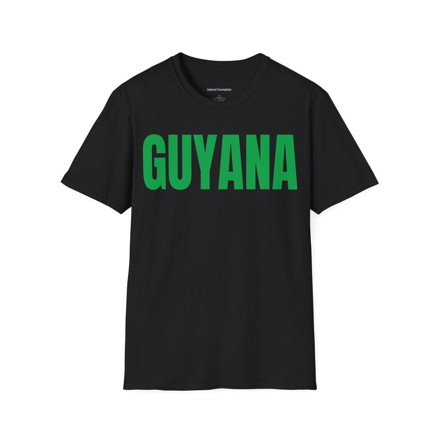 Guyana Motto Series GREEN TEXT Unisex T-Shirt