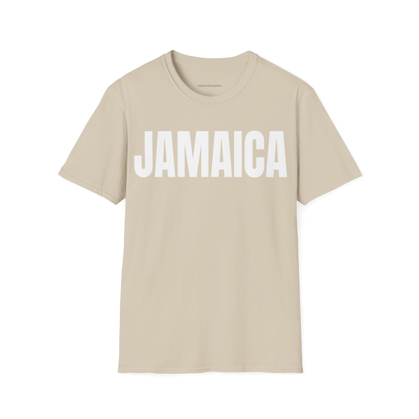 Jamaica WHITE TEXT Unisex T-Shirt