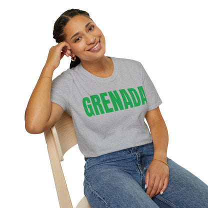 Grenada Motto Series GREEN TEXT Unisex T-Shirt