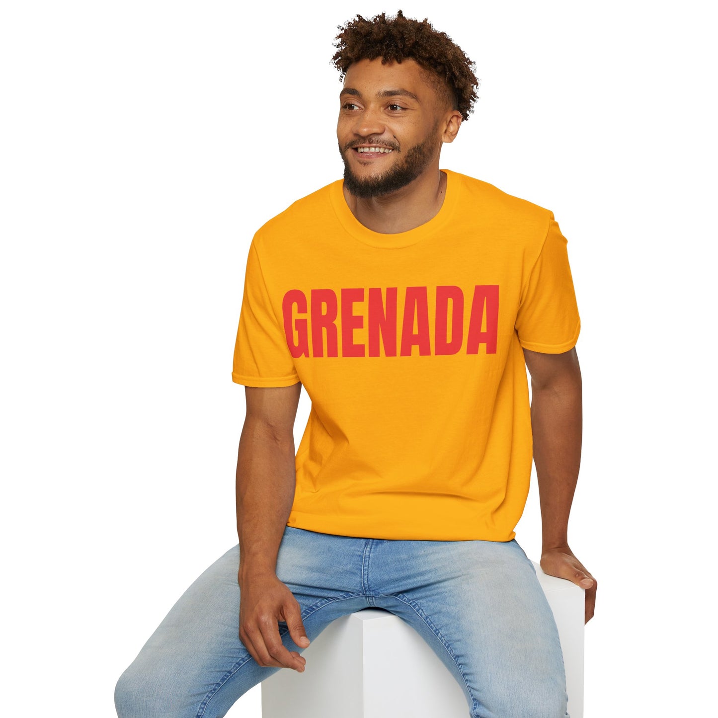 Grenada Motto Series RED TEXT Unisex T-Shirt