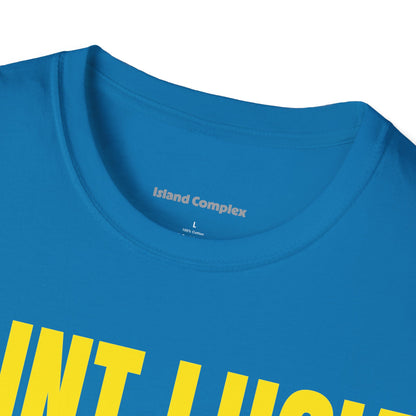 Saint Lucia YELLOW TEXT Unisex T-Shirt