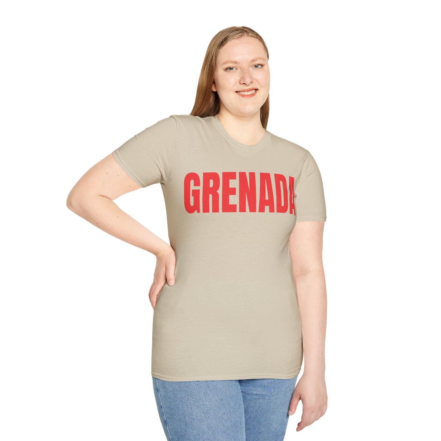 Grenada Motto Series RED TEXT Unisex T-Shirt