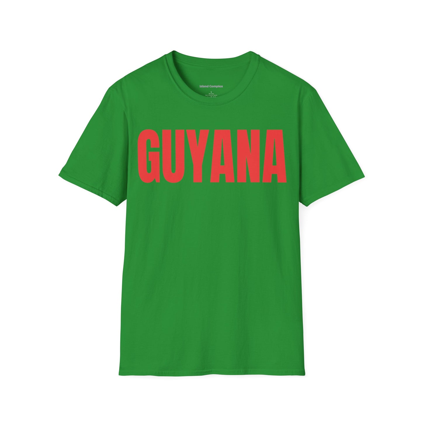 Guyana RED TEXT Unisex T-Shirt