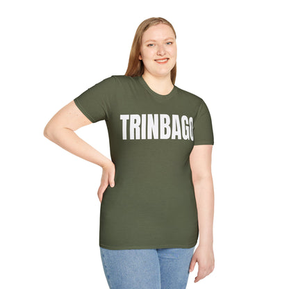 Trinbago Motto Series WHITE TEXT Unisex T-Shirt