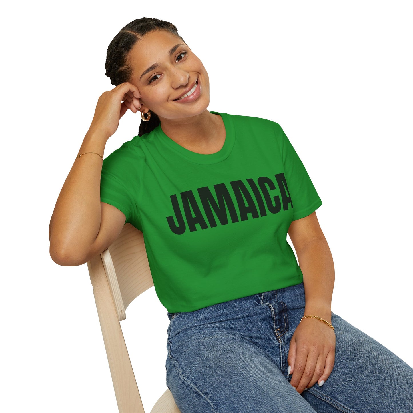 Jamaica Motto Series BLACK TEXT Unisex T-Shirt