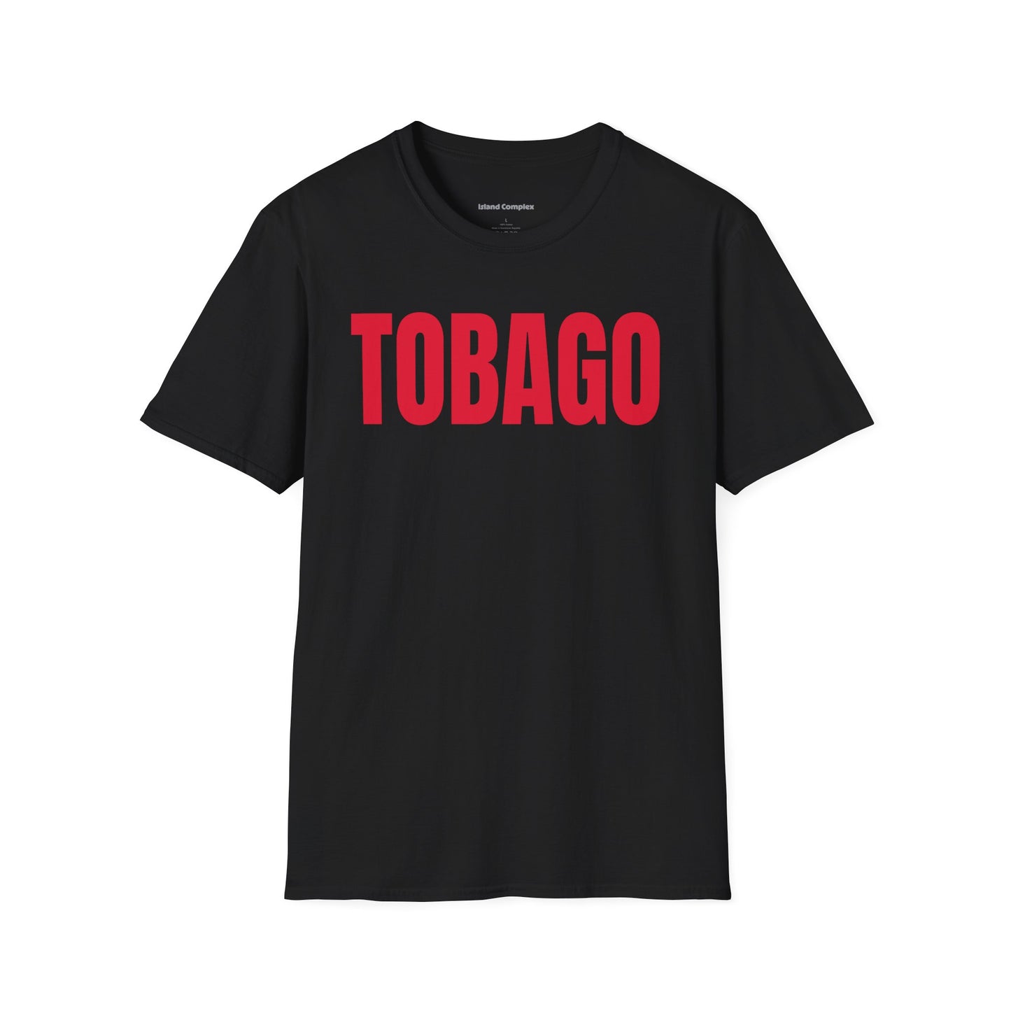 Tobago Motto Series RED TEXT Unisex T-Shirt