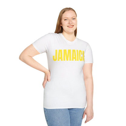 Jamaica YELLOW TEXT Unisex T-Shirt