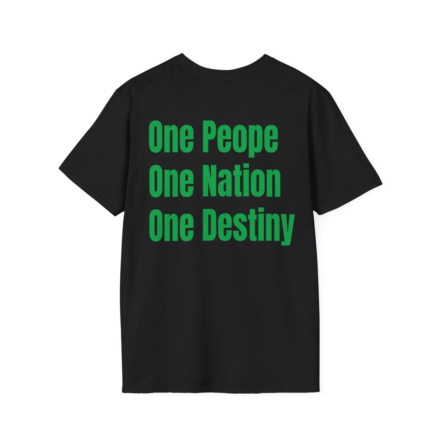 Guyana Motto Series GREEN TEXT Unisex T-Shirt