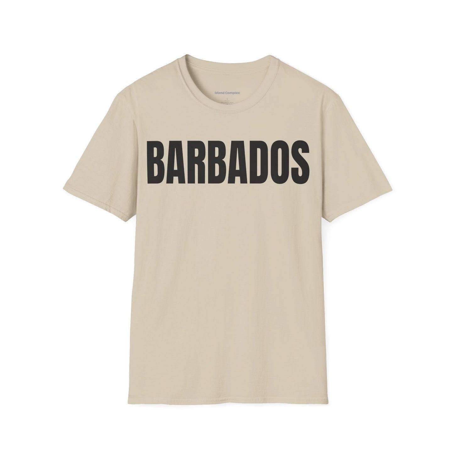 Barbados BLACK TEXT Unisex T-Shirt