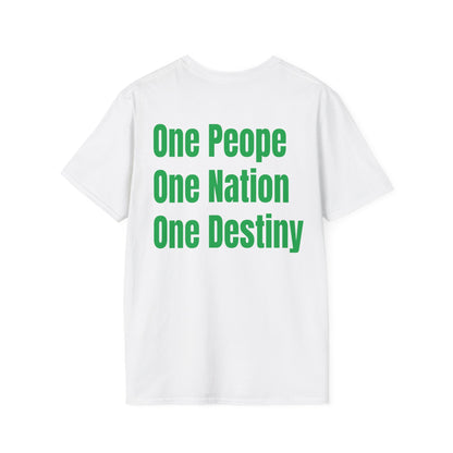 Guyana Motto Series GREEN TEXT Unisex T-Shirt