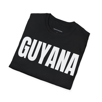 Guyana Motto Series WHITE TEXT Unisex T-Shirt