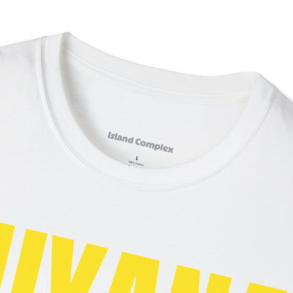 Guyana YELLOW TEXT Unisex T-Shirt