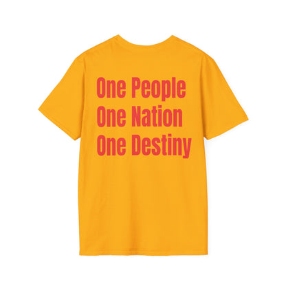 Guyana Motto Series RED TEXT Unisex T-Shirt
