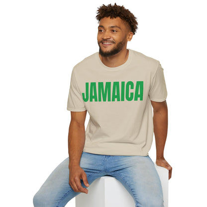 Jamaica Motto Series GREEN TEXT Unisex T-Shirt