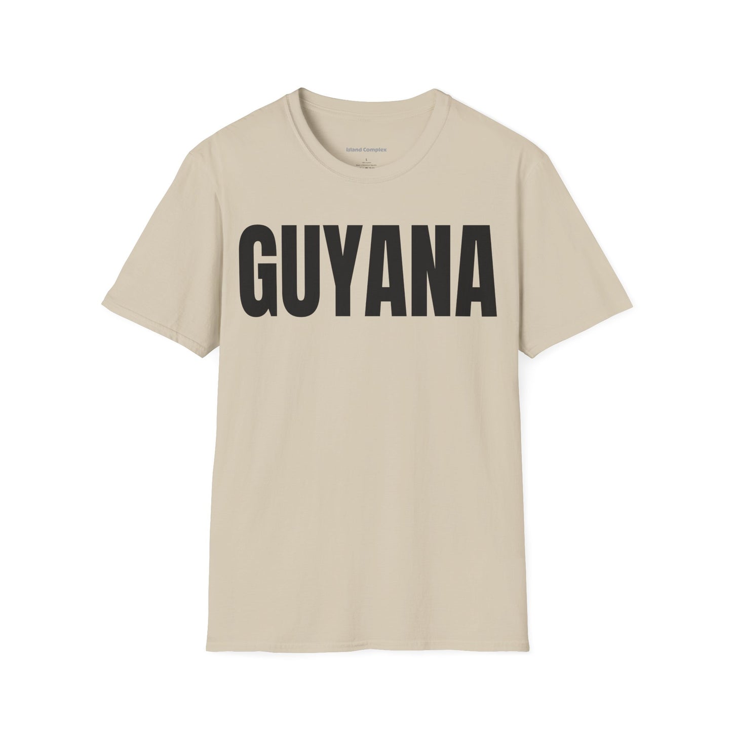 Guyana Motto Series BLACK TEXT Unisex T-Shirt