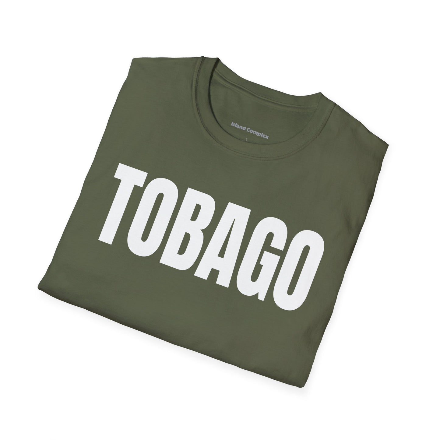 Tobago Motto Series WHITE TEXT Unisex T-Shirt