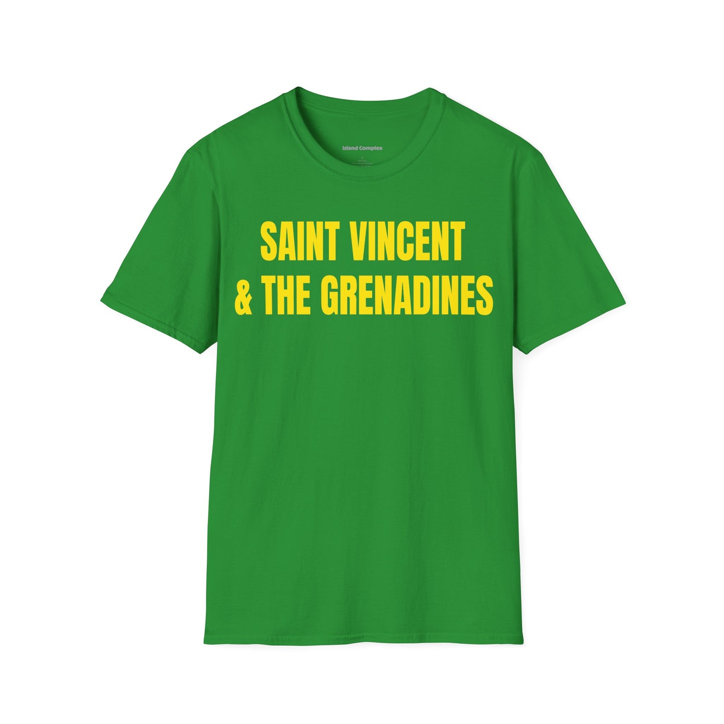 Saint Vincent Motto Series YELLOW TEXT Unisex T-Shirt