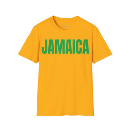 Jamaica Motto Series GREEN TEXT Unisex T-Shirt