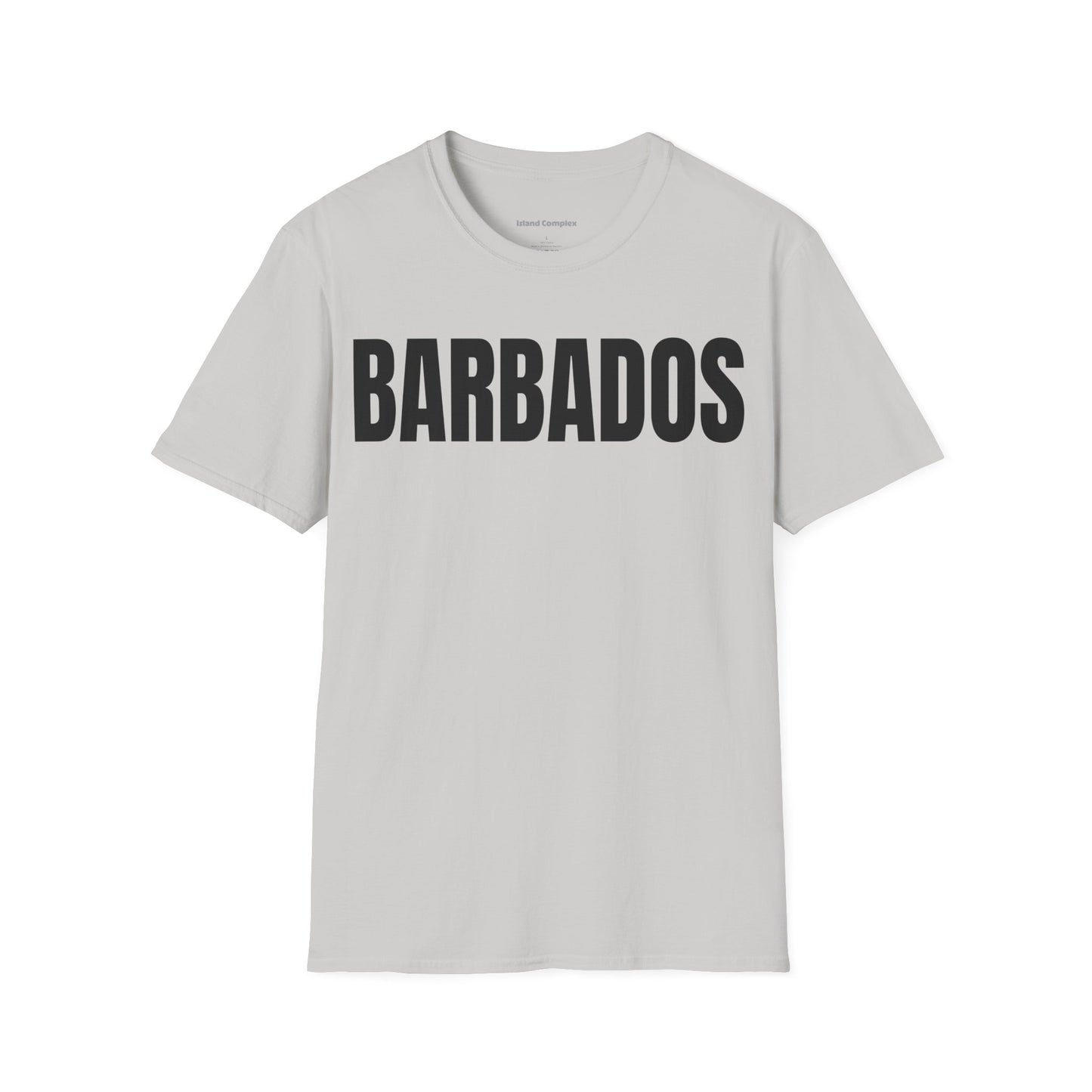 Barbados BLACK TEXT Unisex T-Shirt