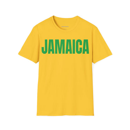 Jamaica Motto Series GREEN TEXT Unisex T-Shirt