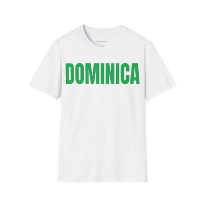 Dominica GREEN TEXT Unisex T-Shirt