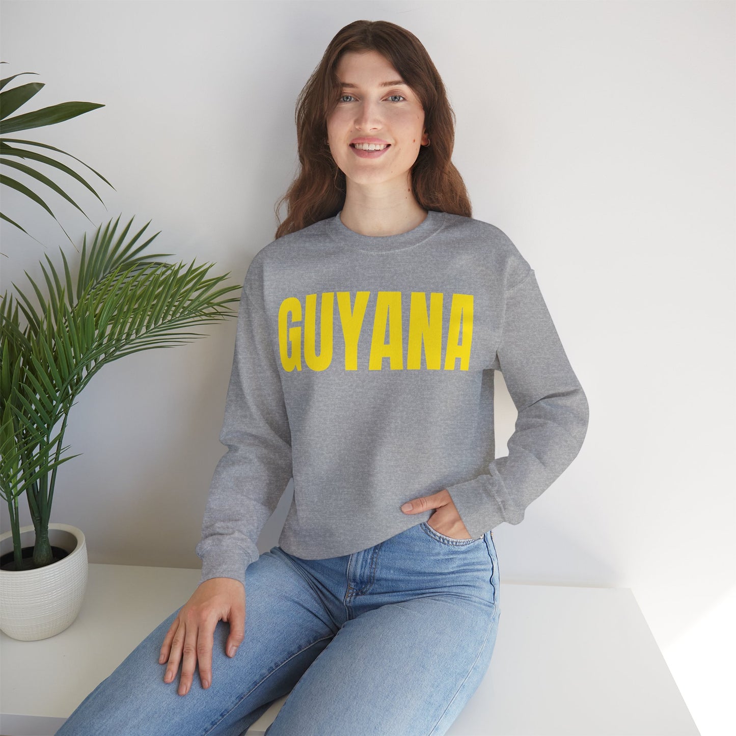 Guyana Unisex Heavy Blend™ Crewneck Sweatshirt