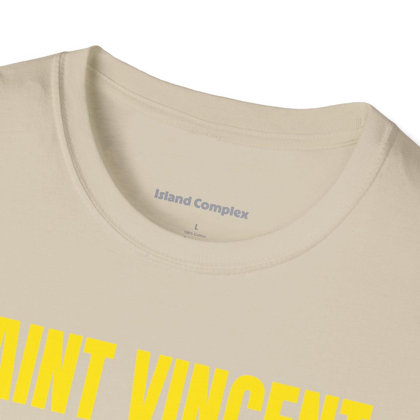 Saint Vincent Motto Series YELLOW TEXT Unisex T-Shirt