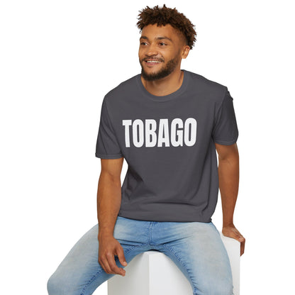 Tobago Motto Series WHITE TEXT Unisex T-Shirt