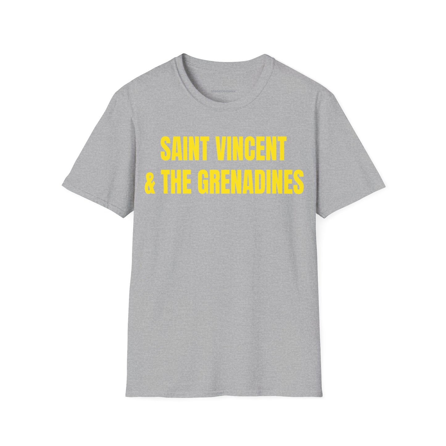 Saint Vincent Motto Series YELLOW TEXT Unisex T-Shirt