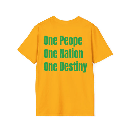 Guyana Motto Series GREEN TEXT Unisex T-Shirt