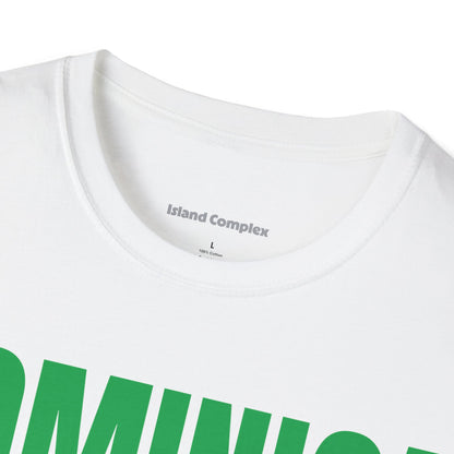 Dominica GREEN TEXT Unisex T-Shirt