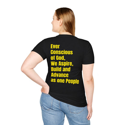 Grenada Motto Series YELLOW TEXT Unisex T-Shirt