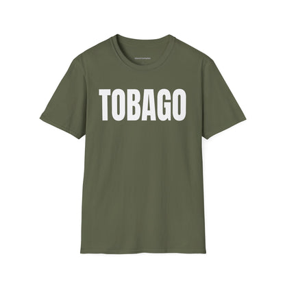 Tobago Motto Series WHITE TEXT Unisex T-Shirt