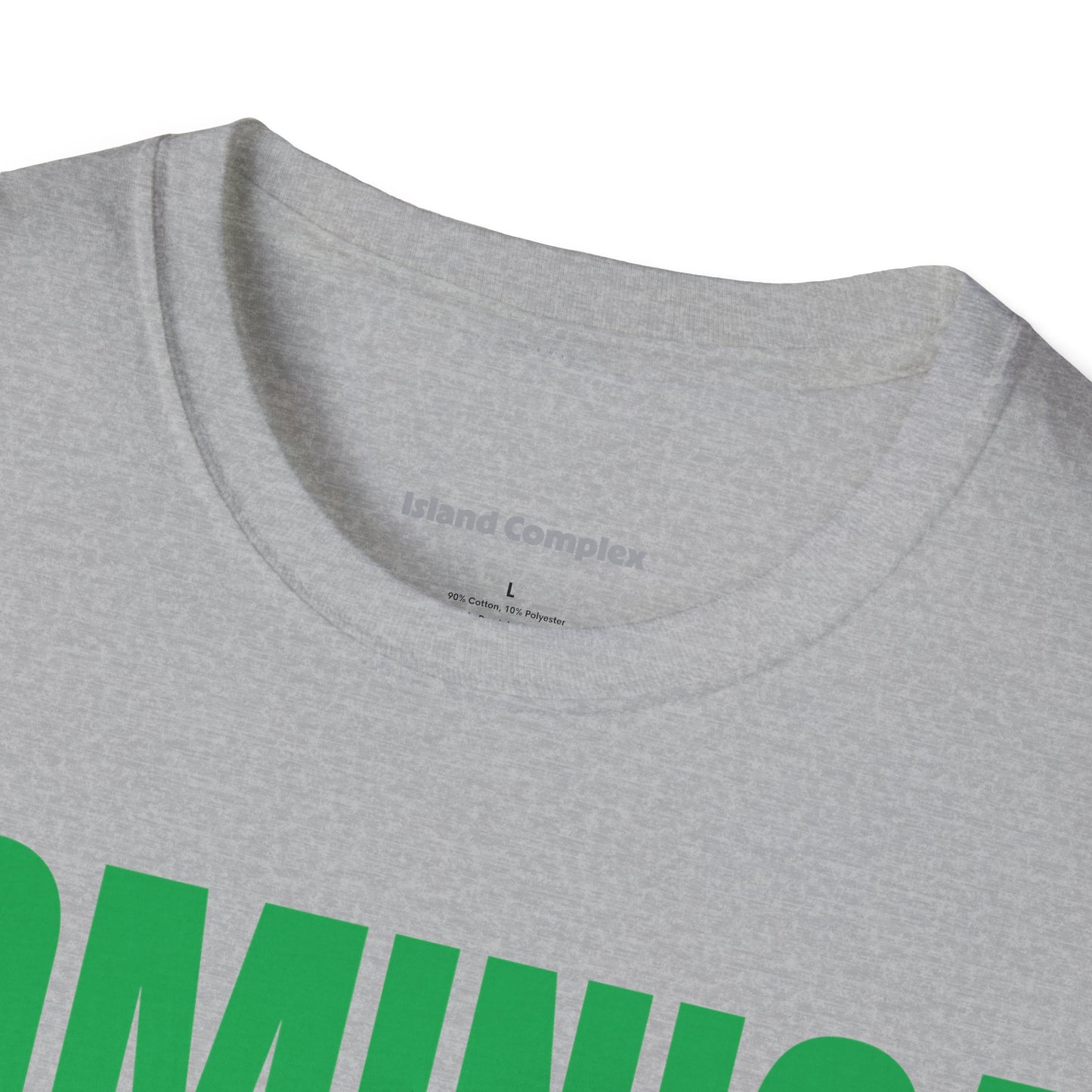 Dominica GREEN TEXT Unisex T-Shirt