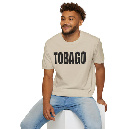 Tobago Motto Series BLACK TEXT Unisex T-Shirt