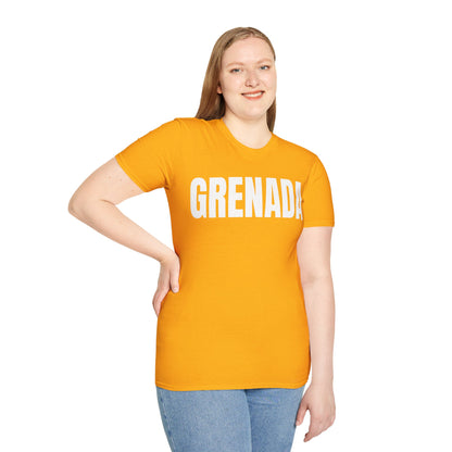 Grenada Motto Series WHITE TEXT Unisex T-Shirt