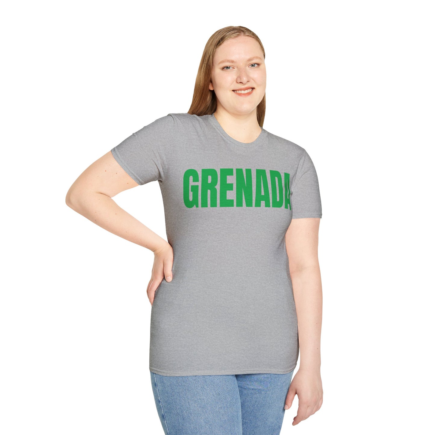 Grenada Motto Series GREEN TEXT Unisex T-Shirt